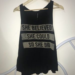 “She Believed She Could So She Did” Top